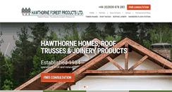 Desktop Screenshot of hawthorneforestproducts.com